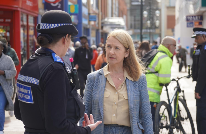 Katy & Police in High Street